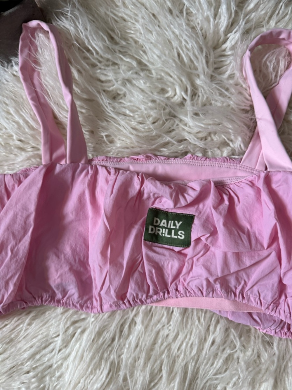 Daily Drills Bubble Bra Top Baby Pink - Picture 5 of 5